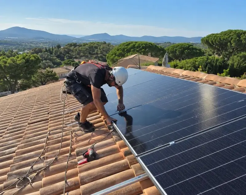 Installateur panneaux solaires Les Eyzies — pose photovoltaïque sur toiture