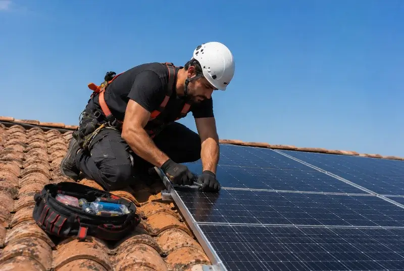 Maintenance et monitoring de panneaux solaires aux Eyzies